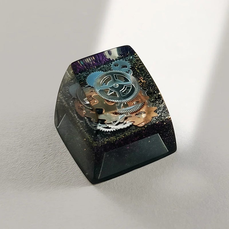 Bluejw 3D Resin Handmade Keycap: Personalized Cartoon/Metal Gear Gaming Keyboards - Mechanical Keyboard Switches DIY - Image 1